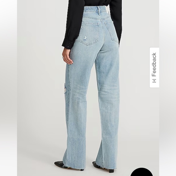 EXPRESS Light Blue Distressed Women's Jeans - Picture 2 of 10